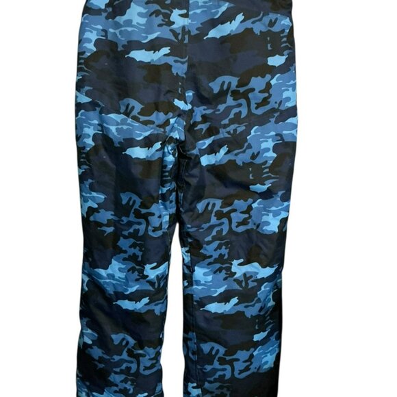 Eddie Bauer - Kids' Blue Camo Snow Pants Kids Large Inseam 28" - Picture 3 of 3